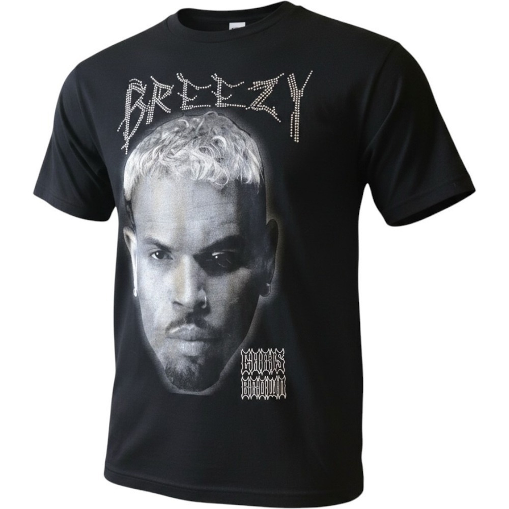 Chris Brown Breezy Bowl XX Tour XL Concert Merch Rap T-Shirt, Y2K, Retro Hip-Hop